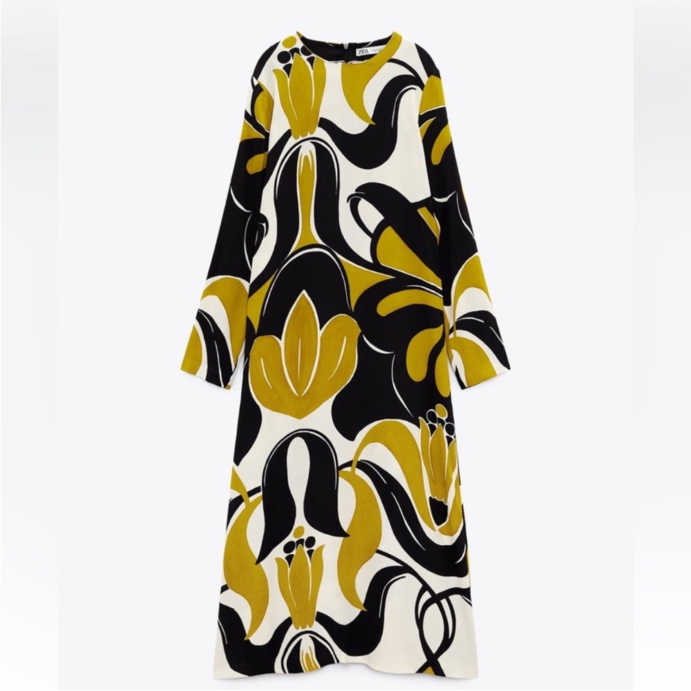 NEW ZARA printed dress